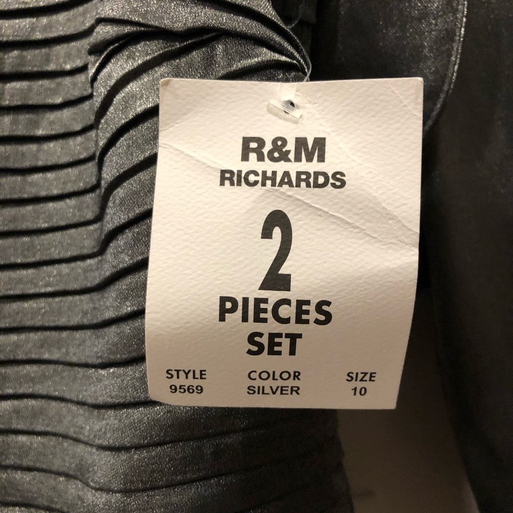 R&M Richards Evening Wear Dress NWT Size 10 - Picture 6 of 7